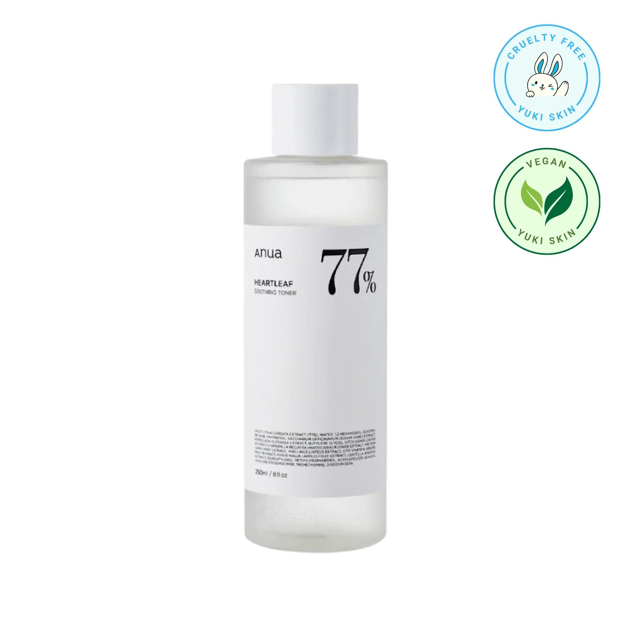 ANUA Eoseongcho Heartleaf 77% Soothing Toner 250ml - Yuki Skin