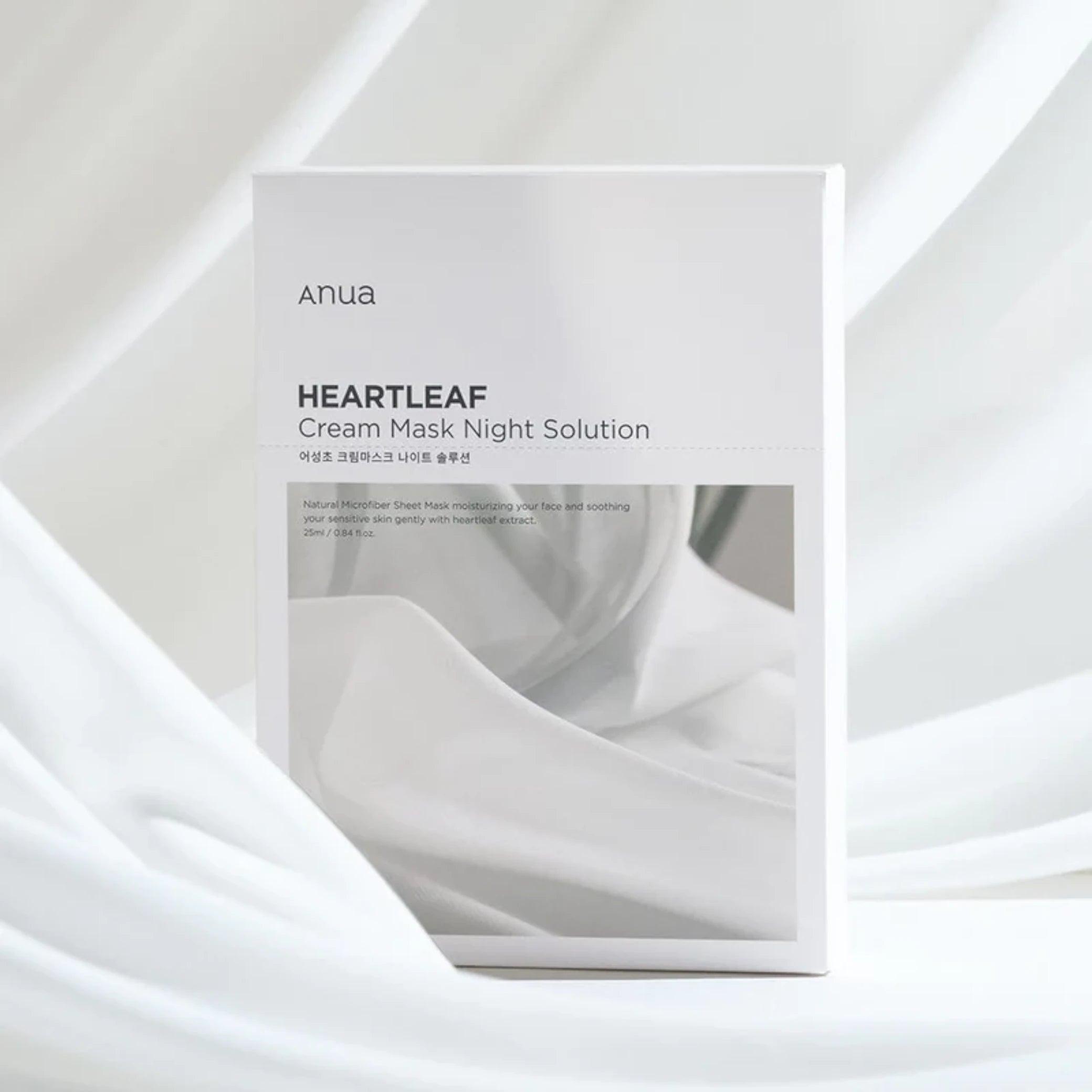 ANUA Heartleaf Cream Mask Night Solution 25ml - Yuki Skin