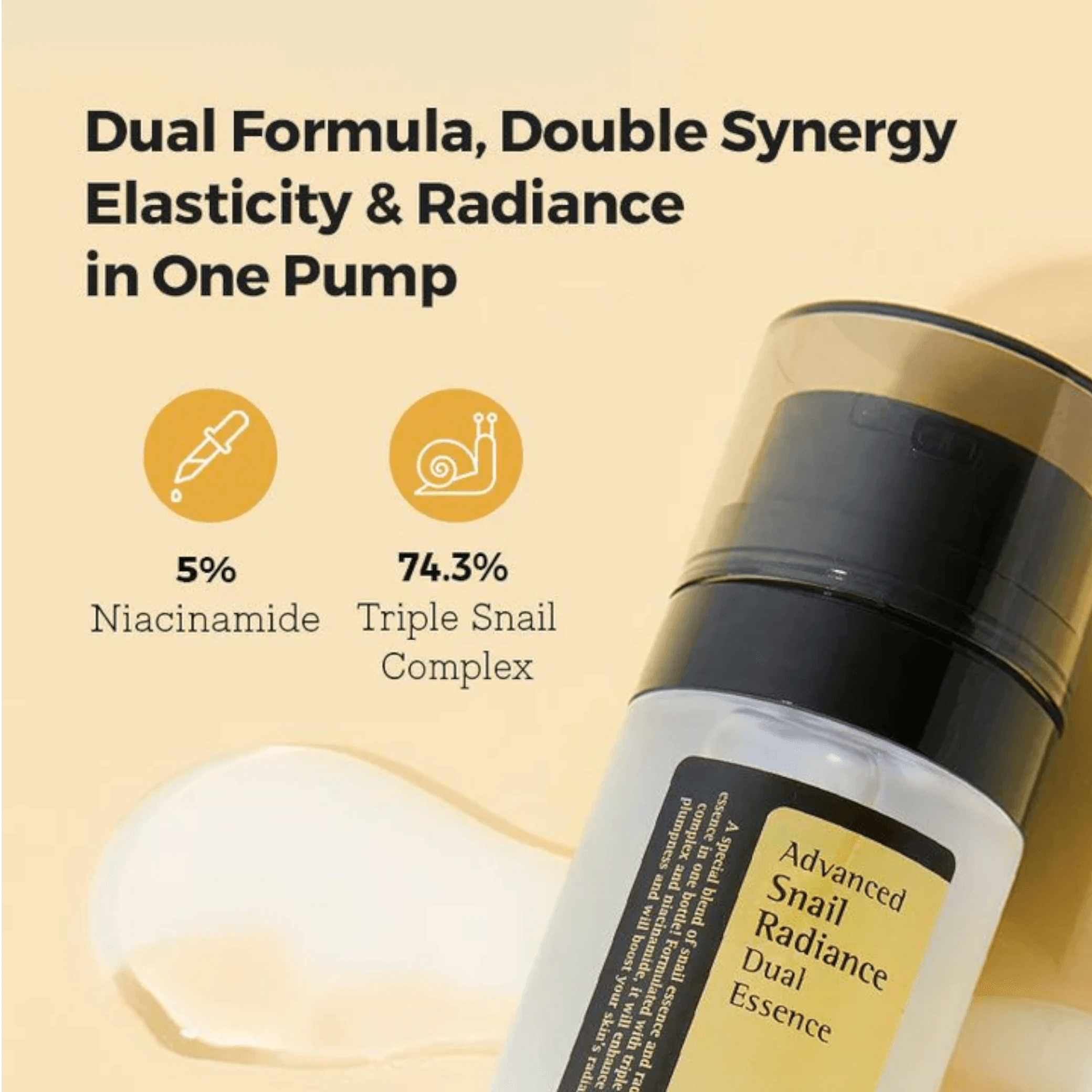 COSRX Advanced Snail Radiance Dual Essence 80ml - Yuki Skin