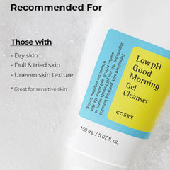 COSRX Low pH Good Morning Gel Cleanser 150ml - Yuki Skin