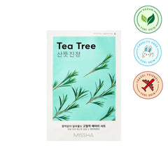 MISSHA Airy Fit Sheet Mask [Tea Tree] - Yuki Skin