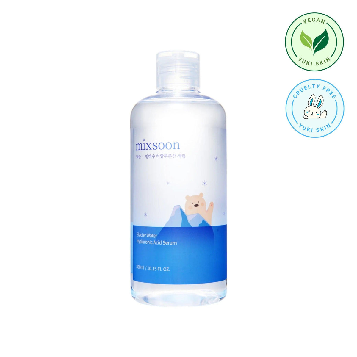 Mixsoon Glacier Water Hyaluronic Acid Serum 300ml - Yuki Skin